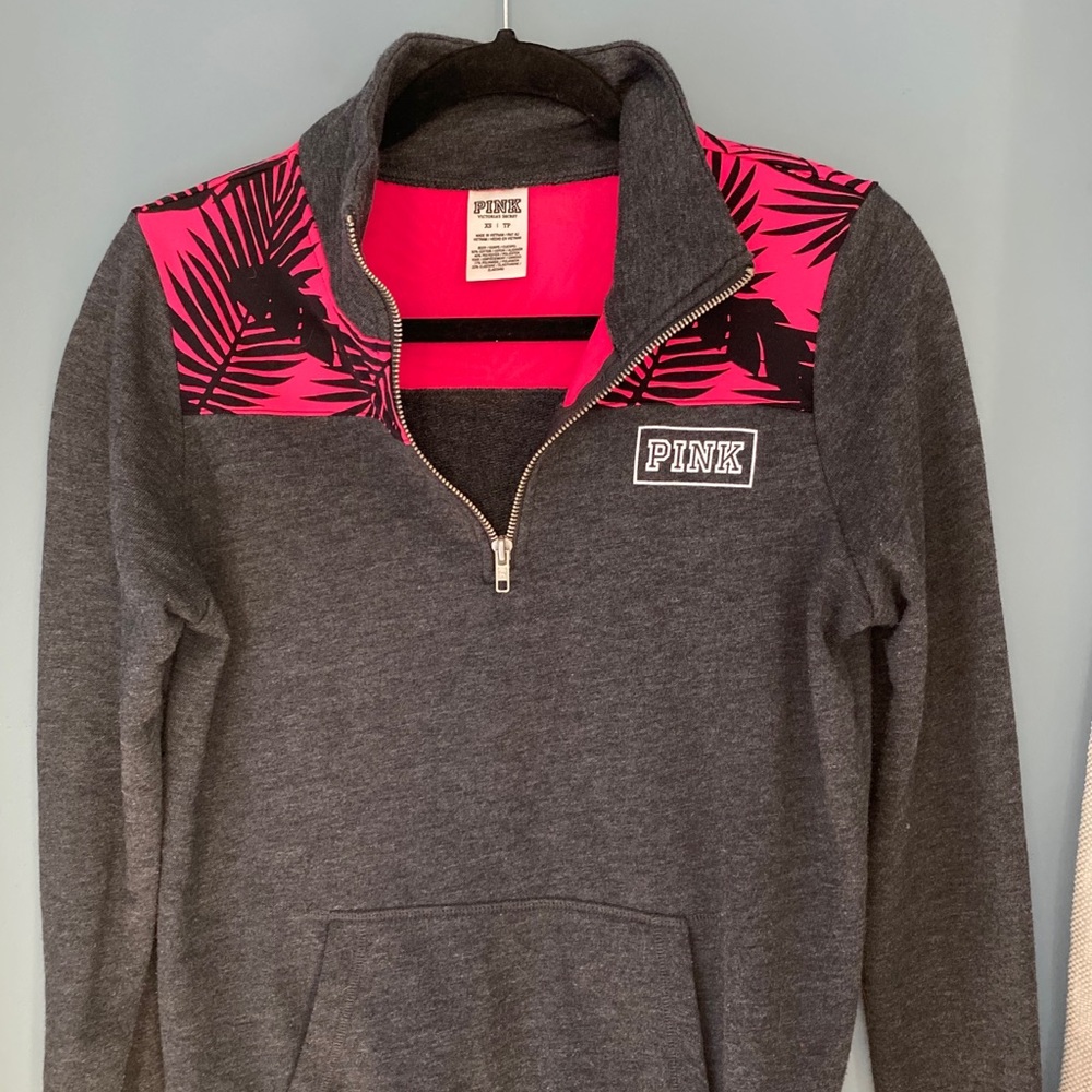Pink 3/4 zip